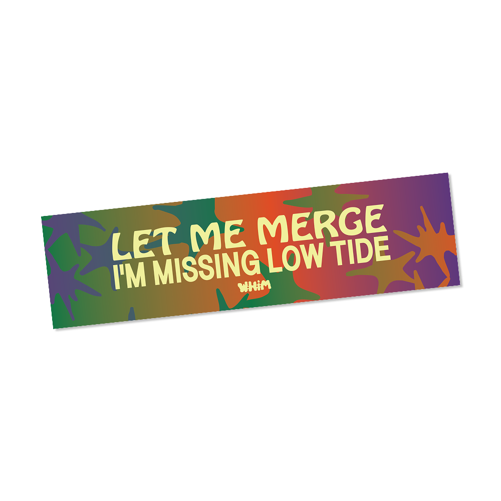 TIDE POOL BUMPER STICKER