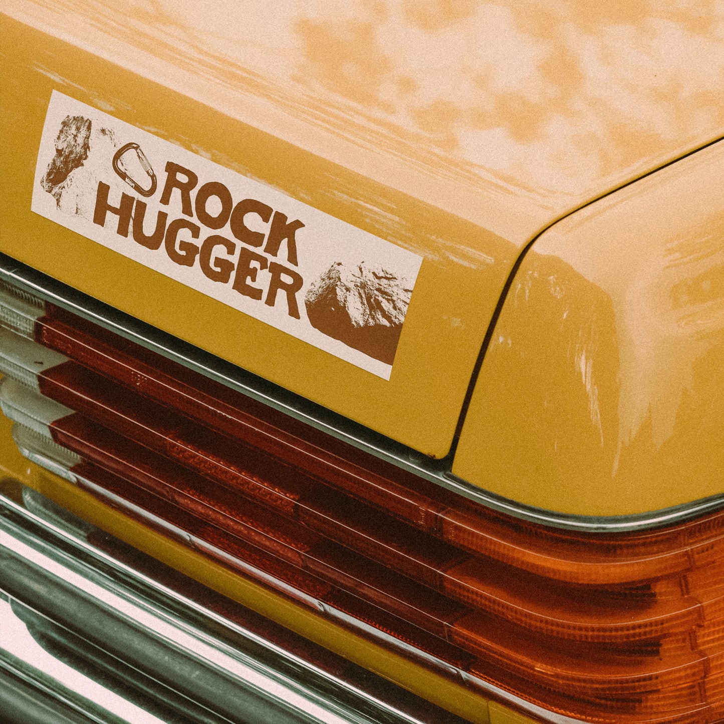 ROCK HUGGER BUMPER STICKER